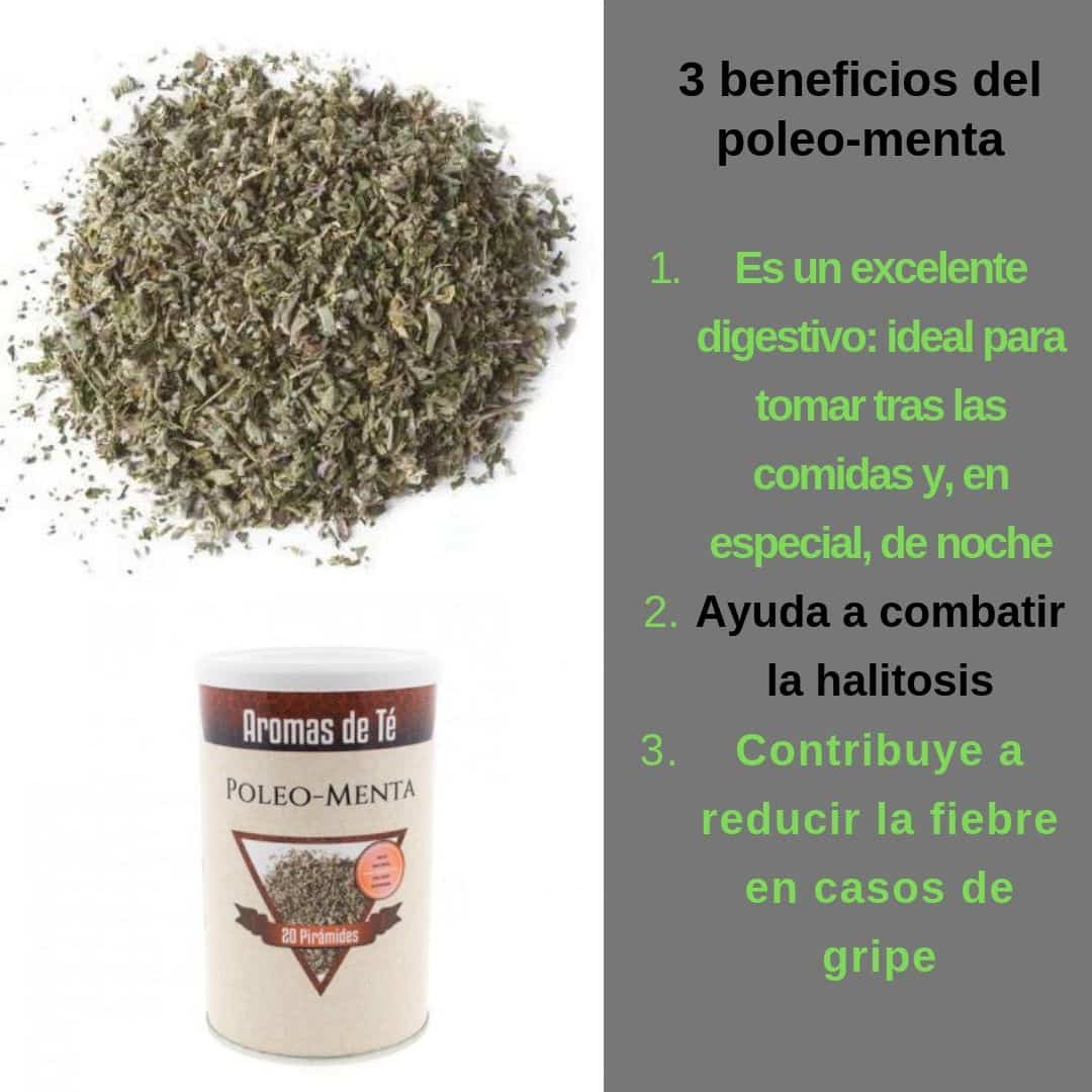 menta poleo beneficios