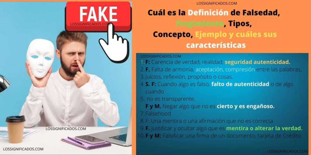 comportamiento falsedad