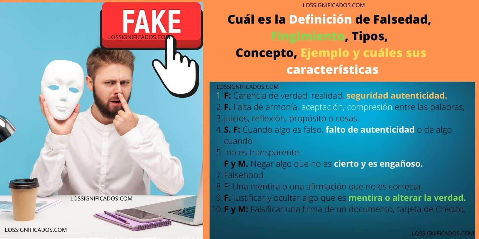 comportamiento falsedad